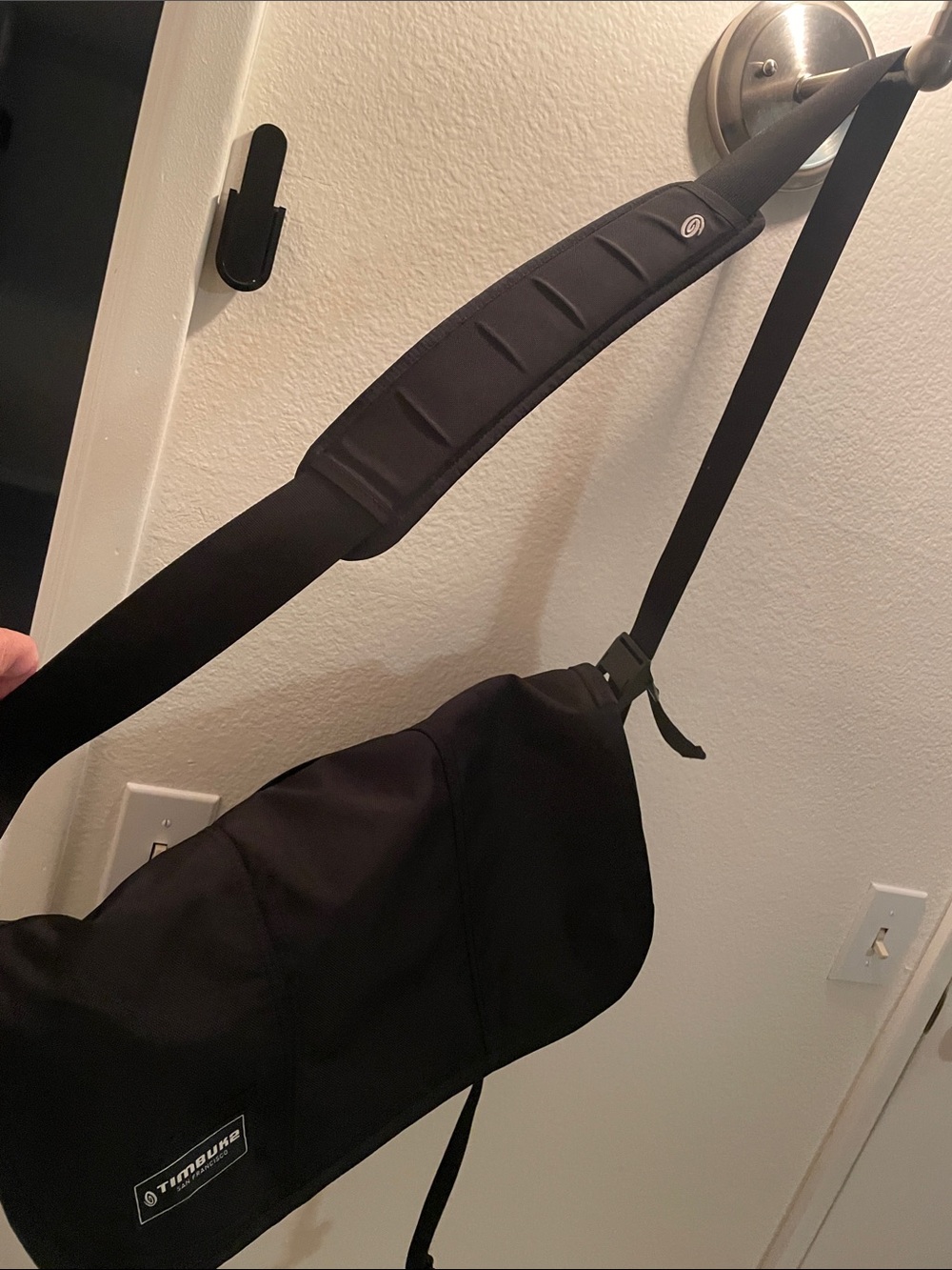 Timbuk2 Black Messenger Bag with Padded Sling